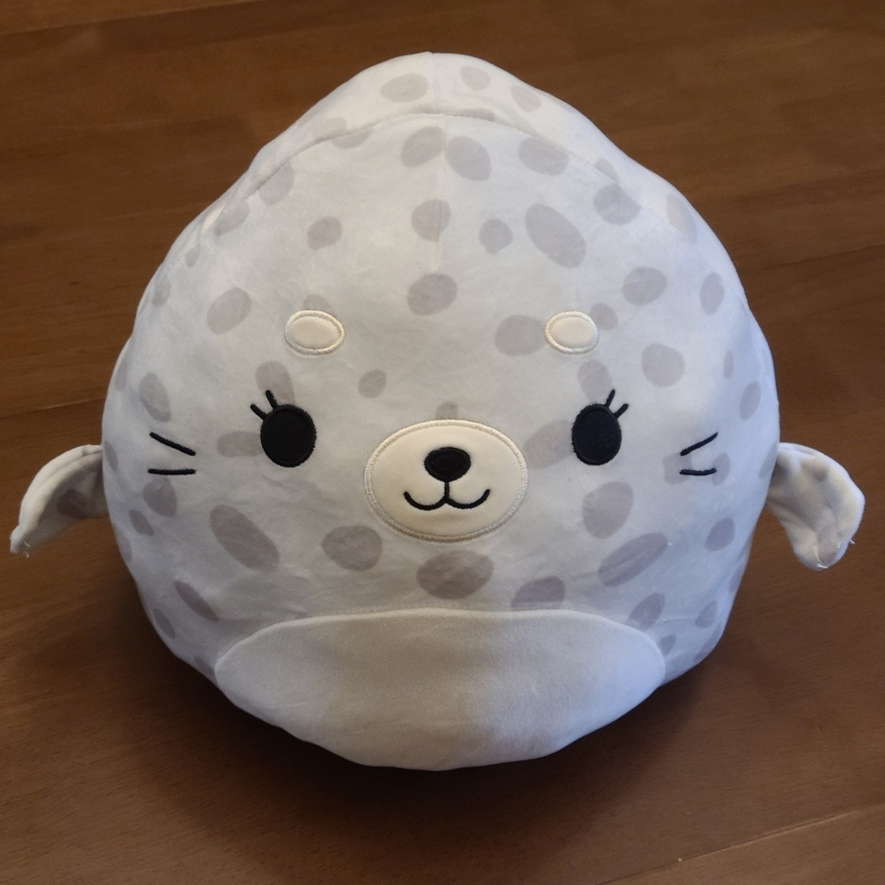 Sea Turtle / Harbor Seal FlipAMallows Squishmallows Odile & Cole 12" Plush Set - Picture 5 of 7